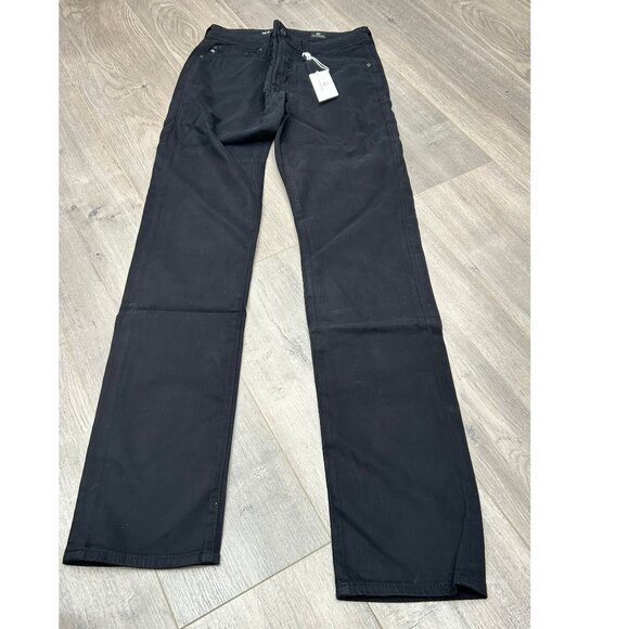 Adriano Goldschmied The Graduate Black Sueded Stretch Sateen Tailored Leg 28x34 - Picture 2 of 12